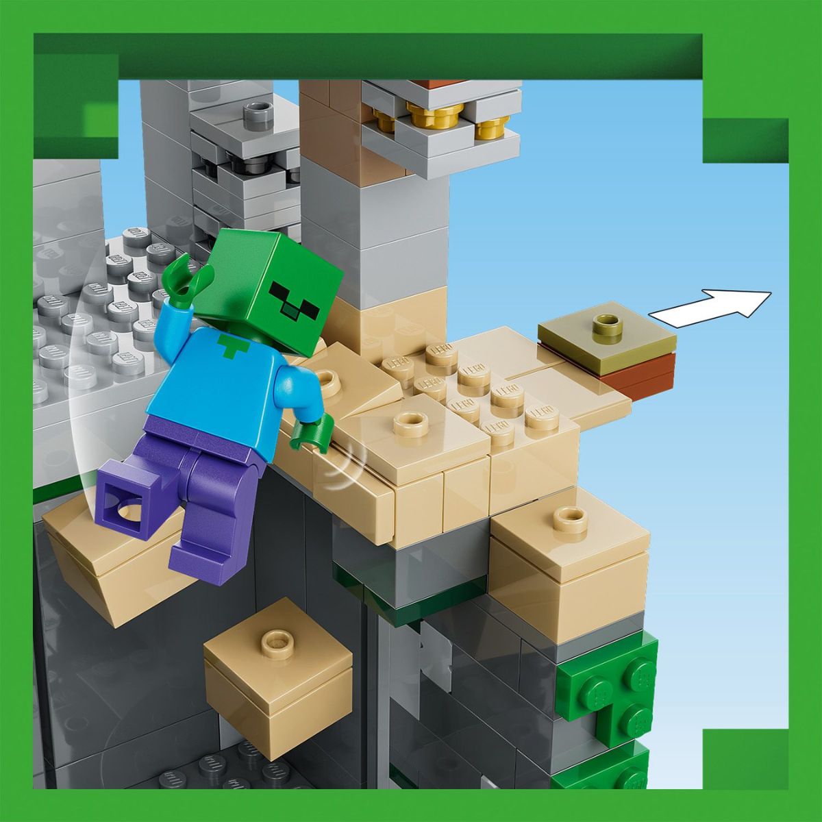 Đồ Chơi Lắp Ráp Ngục Zombie LEGO MINECRAFT 21587 (284 chi tiết)