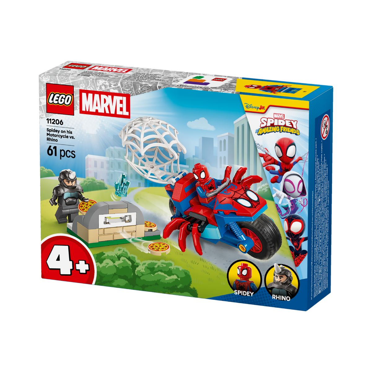 Đồ Chơi Lắp Ráp Người Nhện Đối Đầu Rhino LEGO SPIDEY 11206 (61 Chi Tiết)