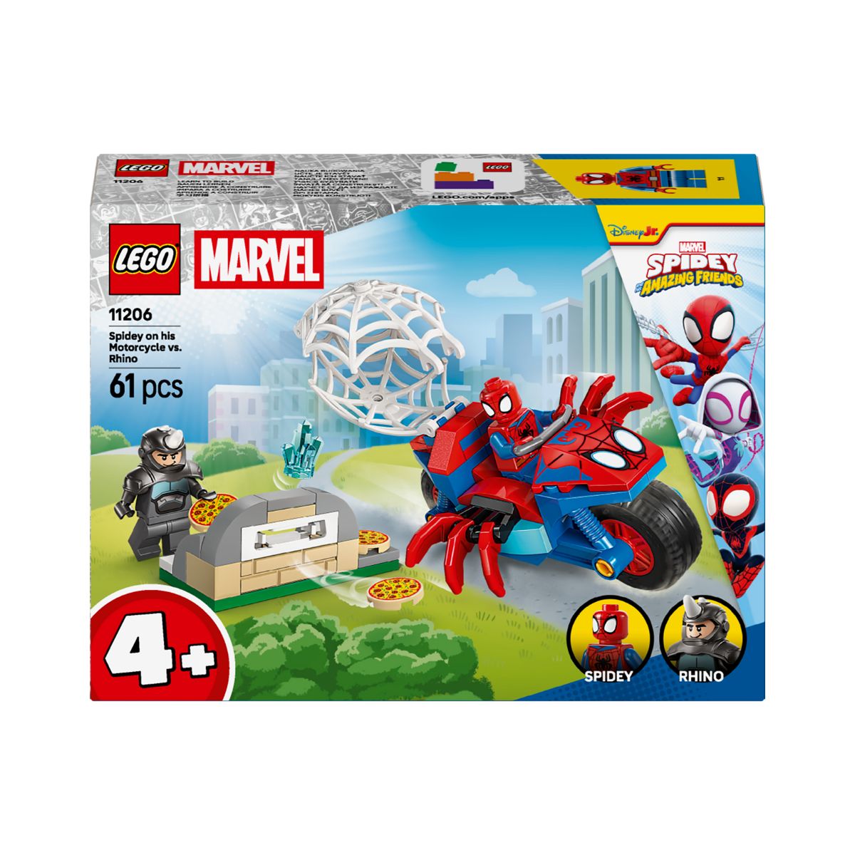 Đồ Chơi Lắp Ráp Người Nhện Đối Đầu Rhino LEGO SPIDEY 11206 (61 Chi Tiết)