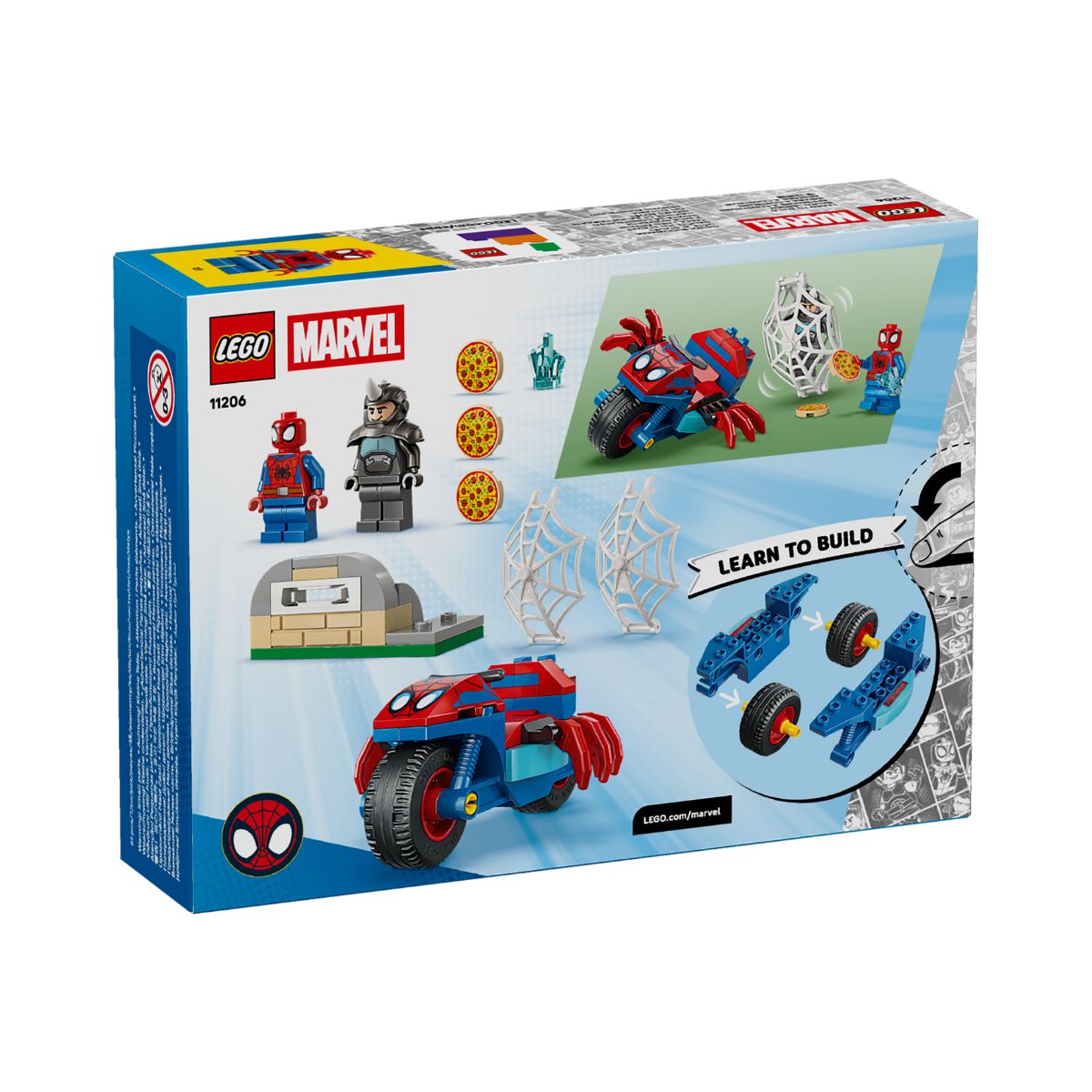 Đồ Chơi Lắp Ráp Người Nhện Đối Đầu Rhino LEGO SPIDEY 11206 (61 Chi Tiết)