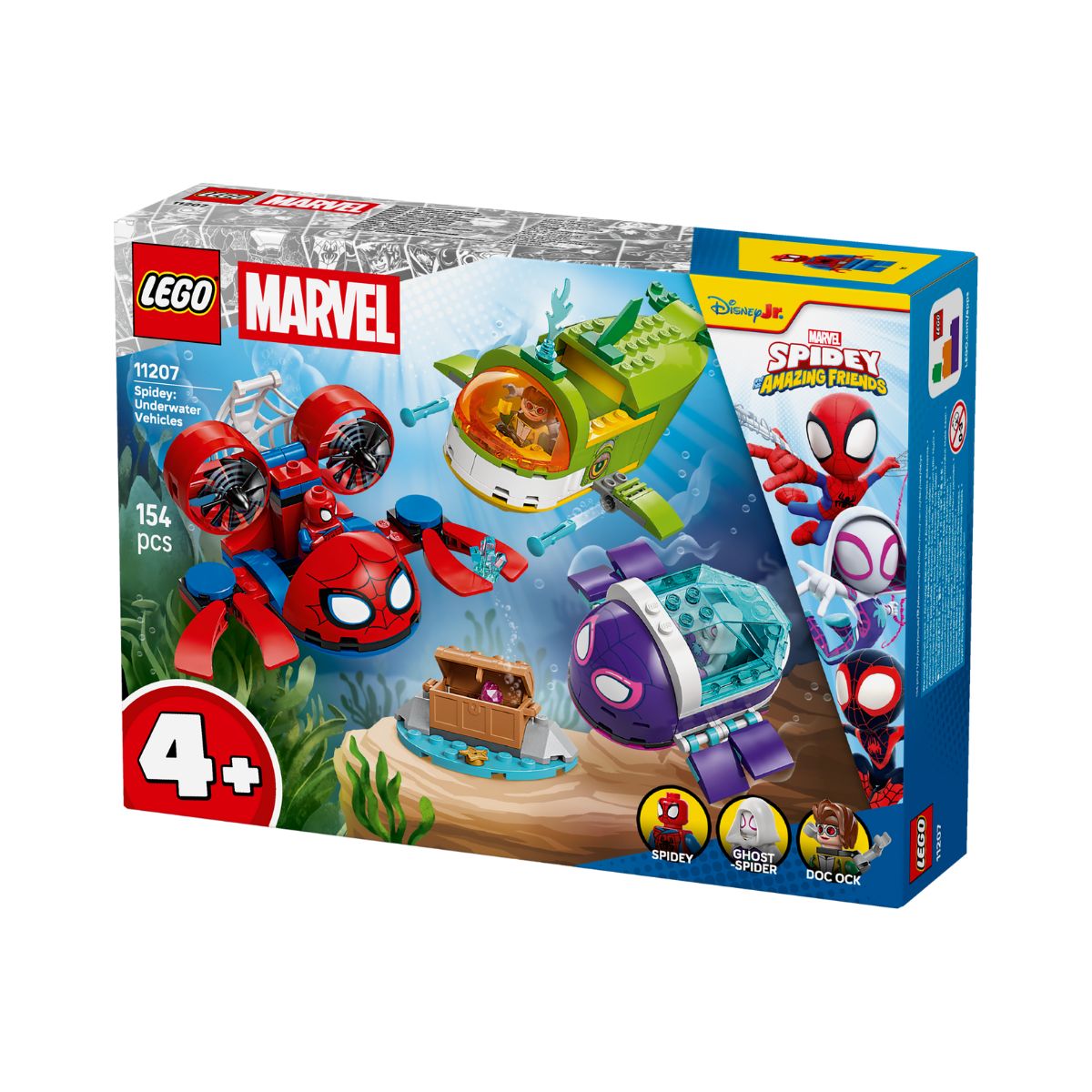 Đồ Chơi Lắp Ráp Người Nhện Và Phương Tiện Dưới Nước LEGO SPIDEY 11207 (154 chi tiết)