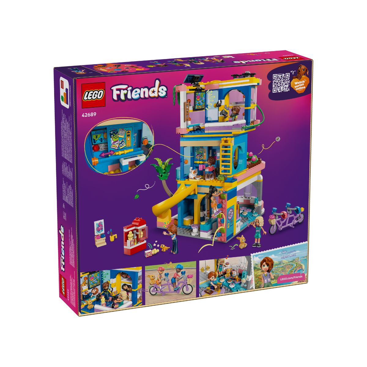Đồ Chơi Lắp Ráp Nhà Câu Lạc Bộ Tình Bạn Tại Heartlake City LEGO FRIENDS 42689 (794 chi tiết)