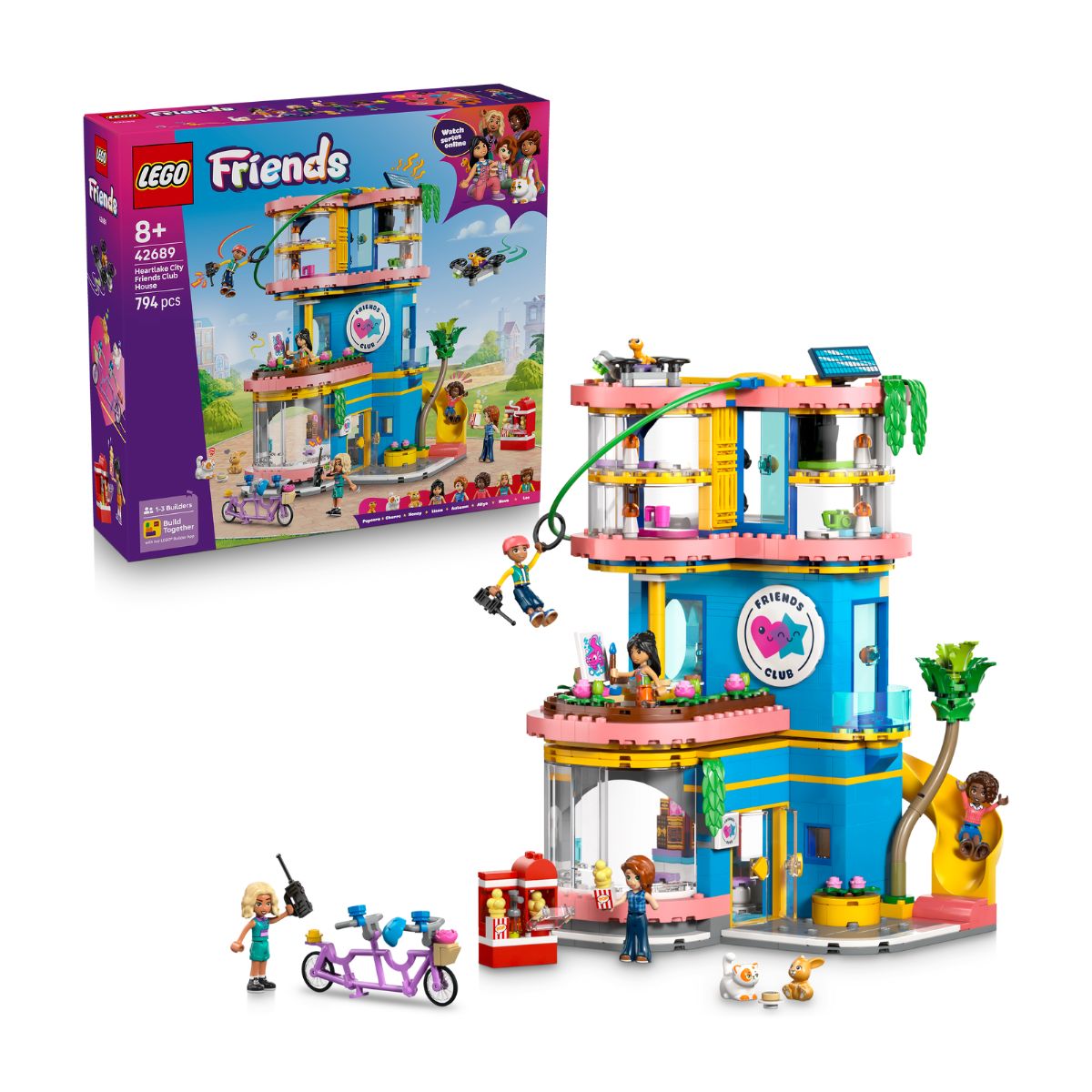 Đồ Chơi Lắp Ráp Nhà Câu Lạc Bộ Tình Bạn Tại Heartlake City LEGO FRIENDS 42689 (794 chi tiết)