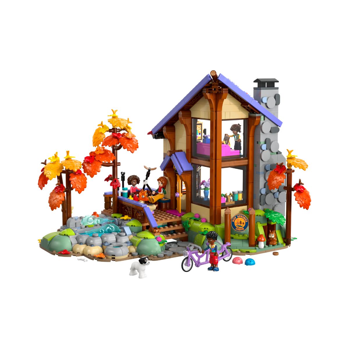 Đồ Chơi Lắp Ráp Nhà Gỗ Ấm Cúng Giữa Rừng Thu LEGO FRIENDS 42705 (1229 chi tiết)