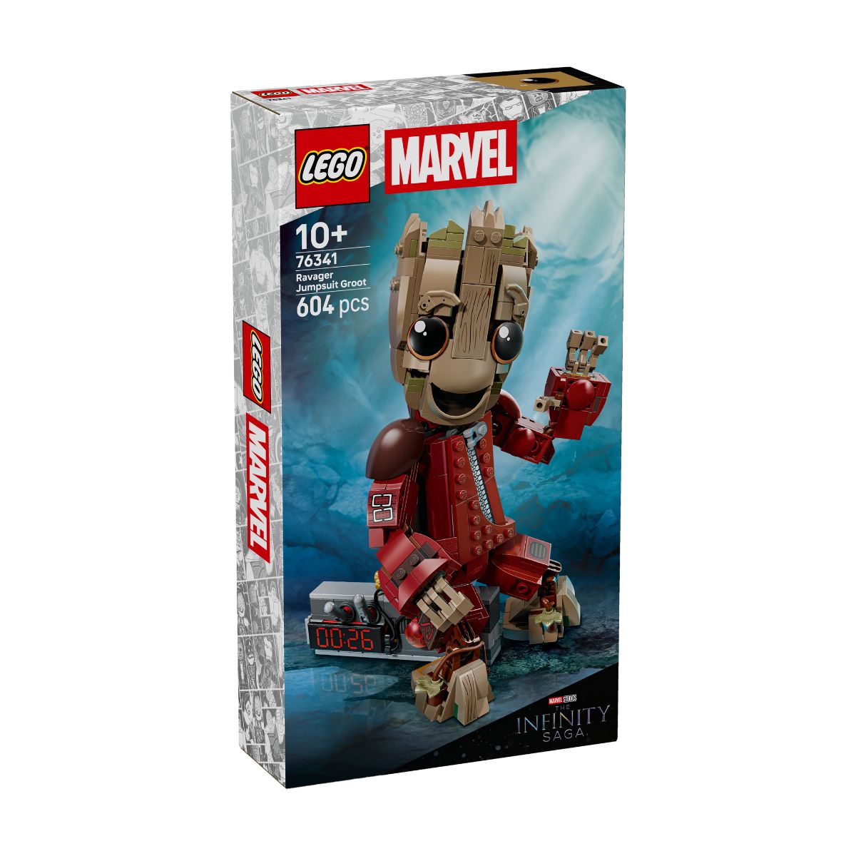 Đồ Chơi Lắp Ráp Nhân Vật Groot Kinh Điển LEGO SUPERHEROES 76341 (604 chi tiết)