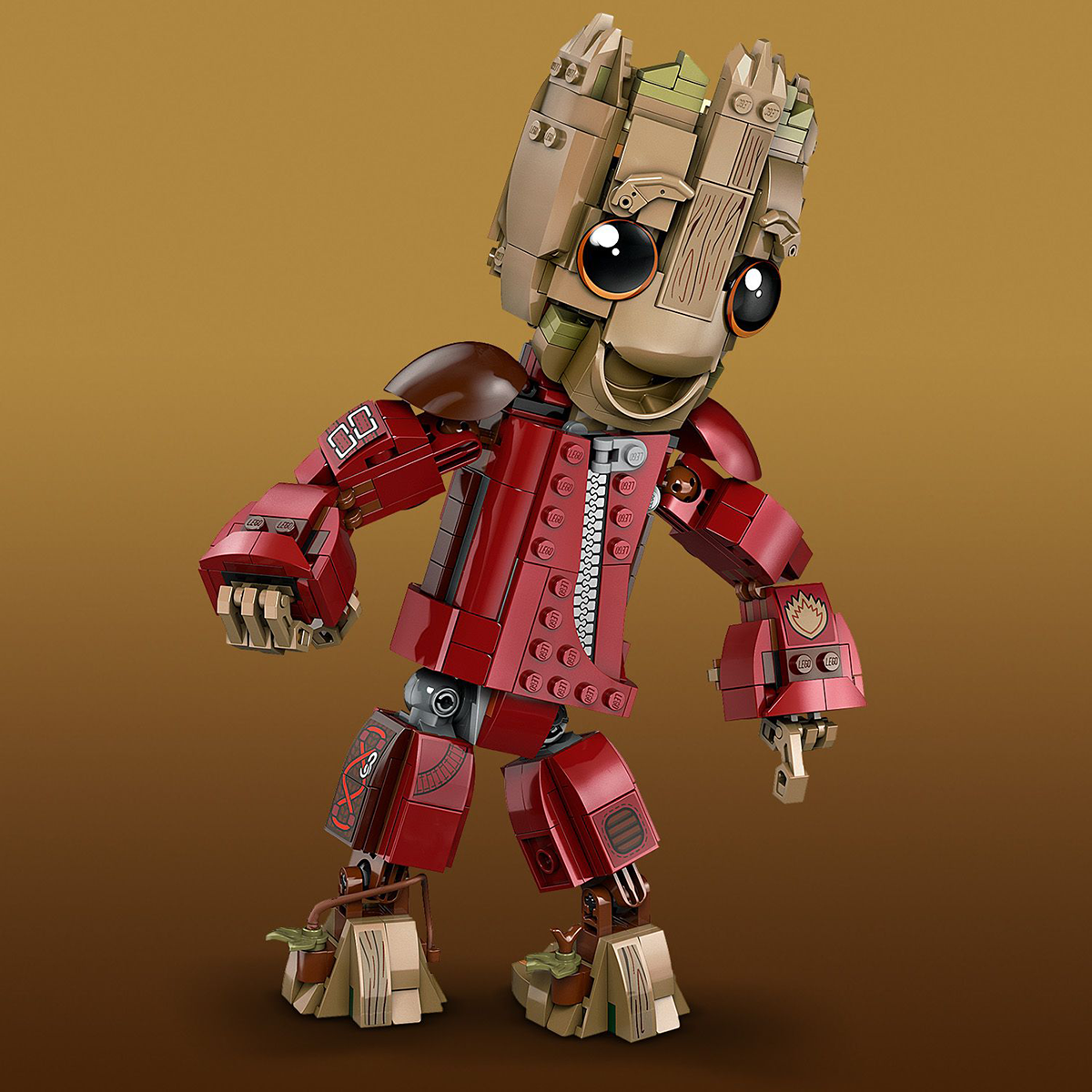 Đồ Chơi Lắp Ráp Nhân Vật Groot Kinh Điển LEGO SUPERHEROES 76341 (604 chi tiết)