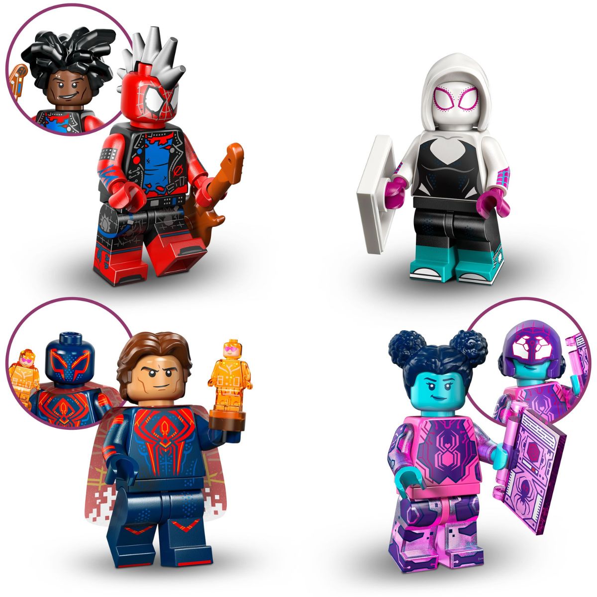 Đồ Chơi Lắp Ráp Nhân Vật Người Nhện Đa Vũ Trụ LEGO MINIFIGURES 71050