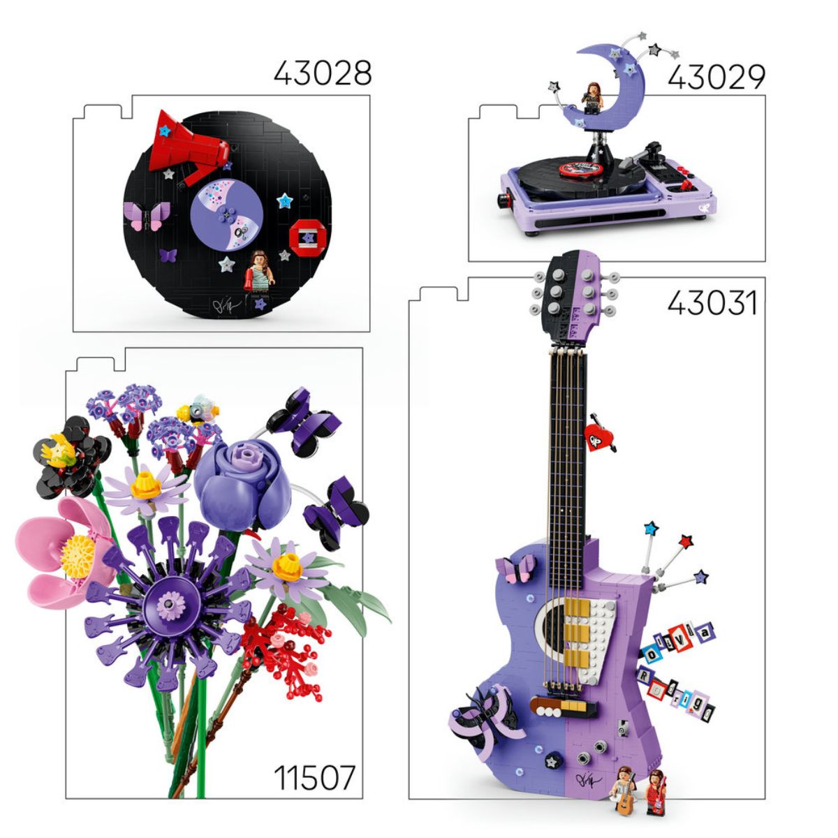 Đồ Chơi Lắp Ráp Những Biểu Tượng Của Olivia LEGO EDITIONS MUSIC 43030 (1085 Chi Tiết)