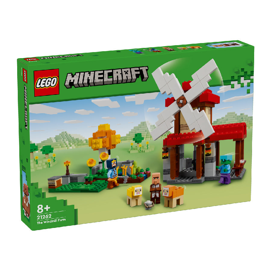 Đồ Chơi Lắp Ráp Nông Trại Cối Xay Gió LEGO MINECRAFT 21262 (462 chi tiết)