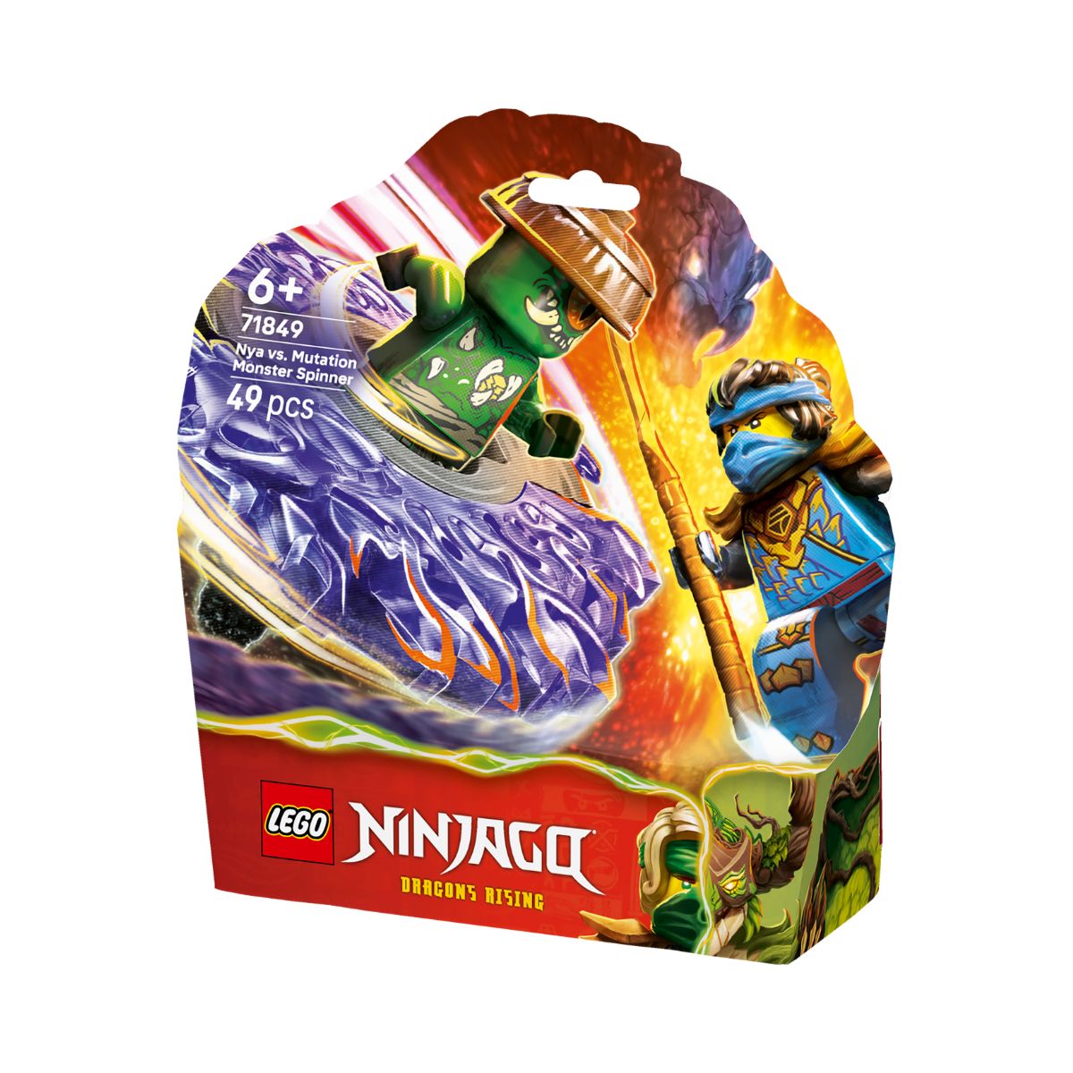Đồ Chơi Lắp Ráp Nya Đối Đầu Quái Vật Biến Dị LEGO NINJAGO 71849 (49 chi tiết)