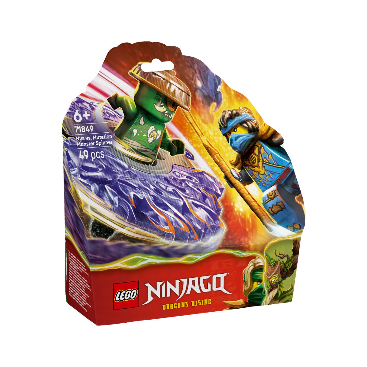 Đồ Chơi Lắp Ráp Nya Đối Đầu Quái Vật Biến Dị LEGO NINJAGO 71849 (49 chi tiết)