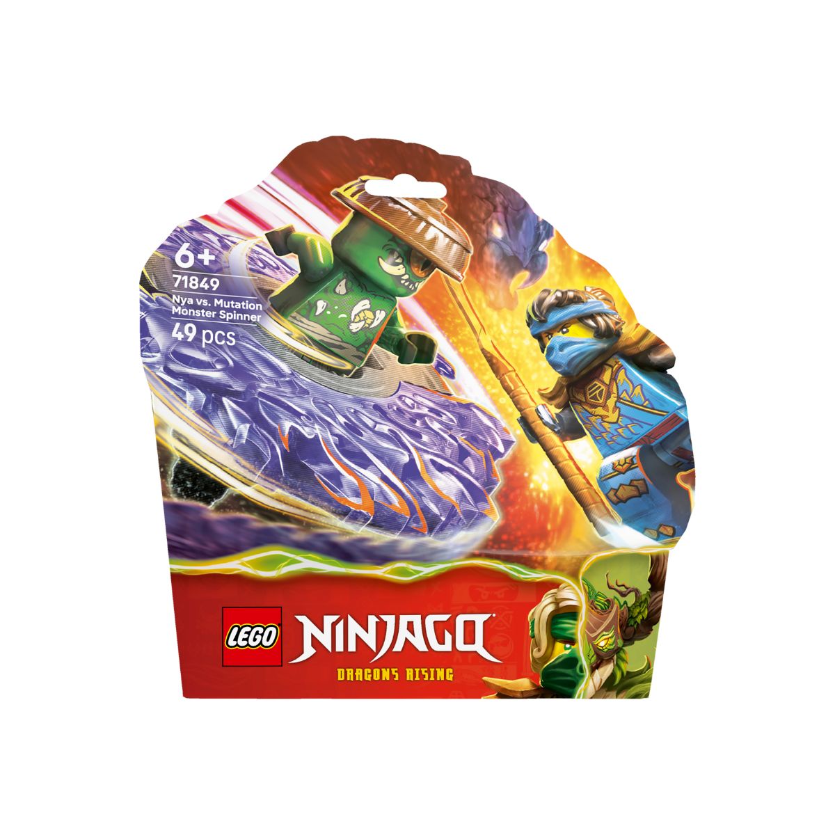 Đồ Chơi Lắp Ráp Nya Đối Đầu Quái Vật Biến Dị LEGO NINJAGO 71849 (49 chi tiết)