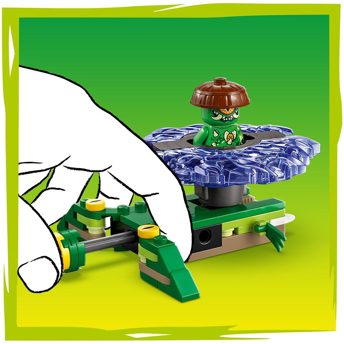 Đồ Chơi Lắp Ráp Nya Đối Đầu Quái Vật Biến Dị LEGO NINJAGO 71849 (49 chi tiết)