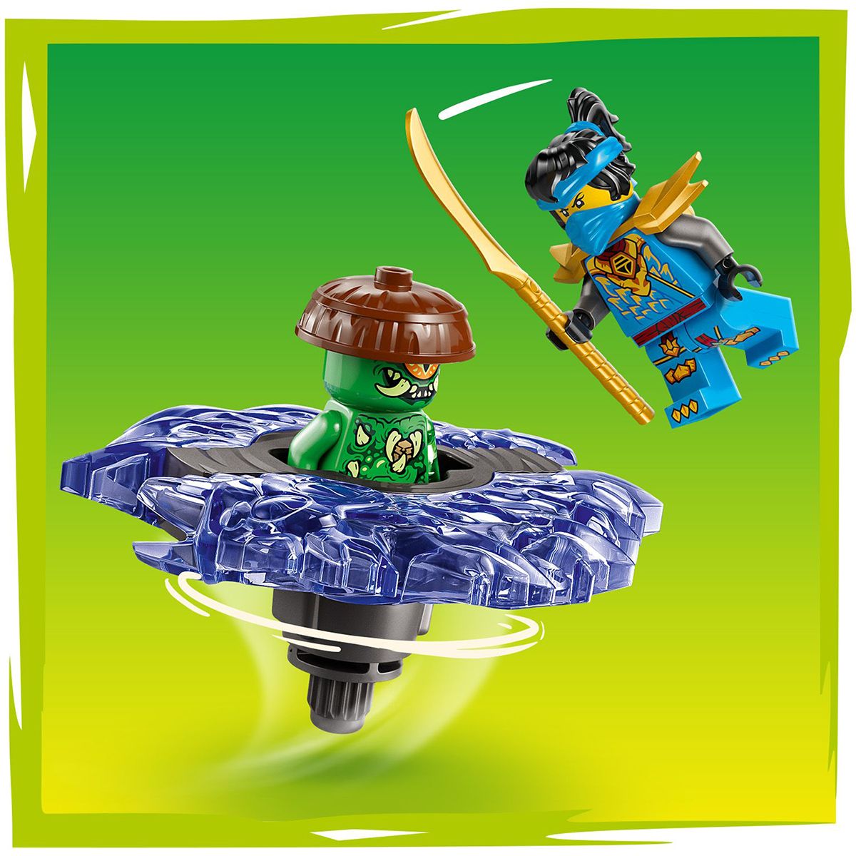 Đồ Chơi Lắp Ráp Nya Đối Đầu Quái Vật Biến Dị LEGO NINJAGO 71849 (49 chi tiết)