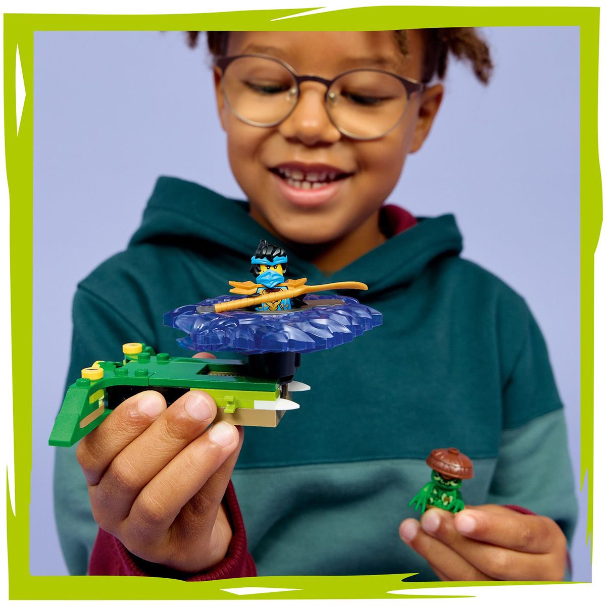 Đồ Chơi Lắp Ráp Nya Đối Đầu Quái Vật Biến Dị LEGO NINJAGO 71849 (49 chi tiết)