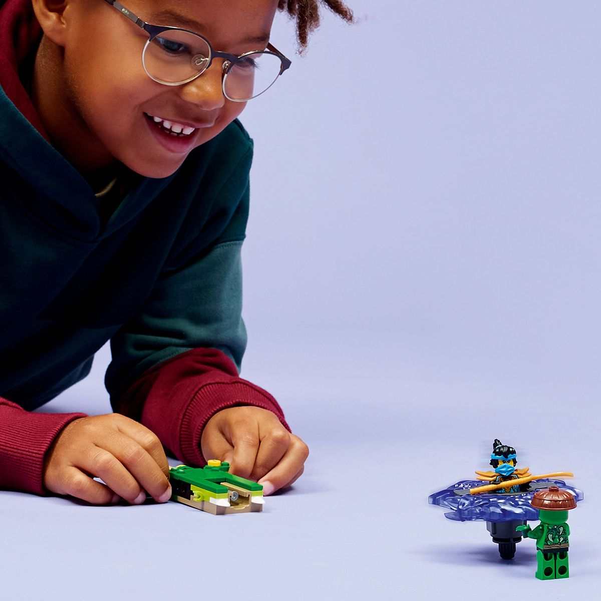 Đồ Chơi Lắp Ráp Nya Đối Đầu Quái Vật Biến Dị LEGO NINJAGO 71849 (49 chi tiết)