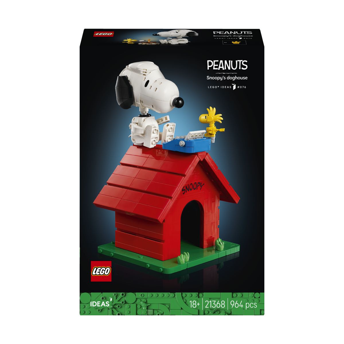Đồ Chơi Lắp Ráp Peanuts: Ngôi Nhà Snoopy Đáng Yêu LEGO IDEAS 21368 (964 Chi Tiết)