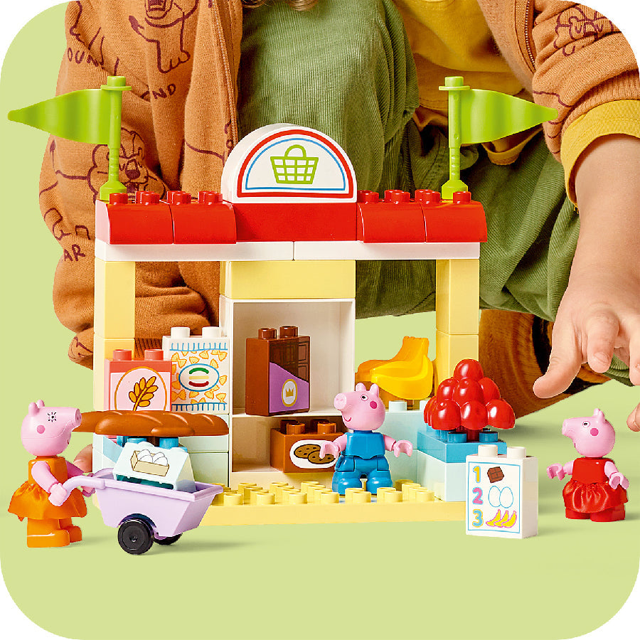 Đồ Chơi Lắp Ráp Peppa Pig Đi Siêu Thị LEGO DUPLO 10434 (70 chi tiết)