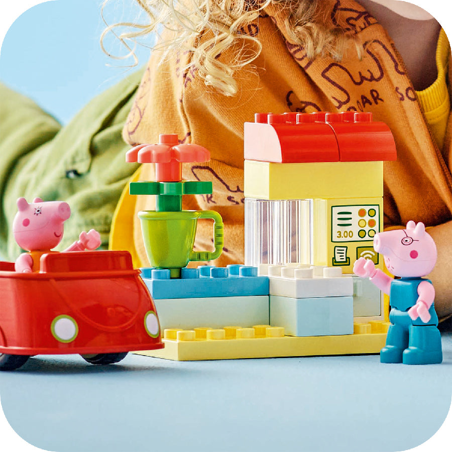 Đồ Chơi Lắp Ráp Peppa Pig Đi Siêu Thị LEGO DUPLO 10434 (70 chi tiết)