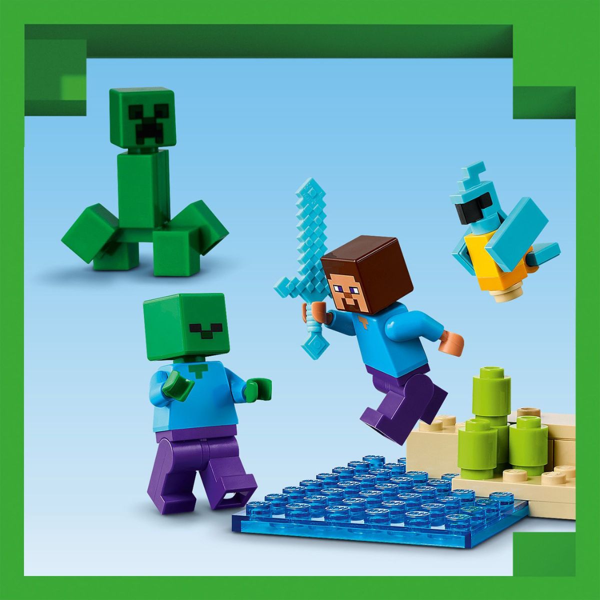 Đồ Chơi Lắp Ráp Pháo Đài TNT Trong Rừng LEGO MINECRAFT 21275 (287 chi tiết)