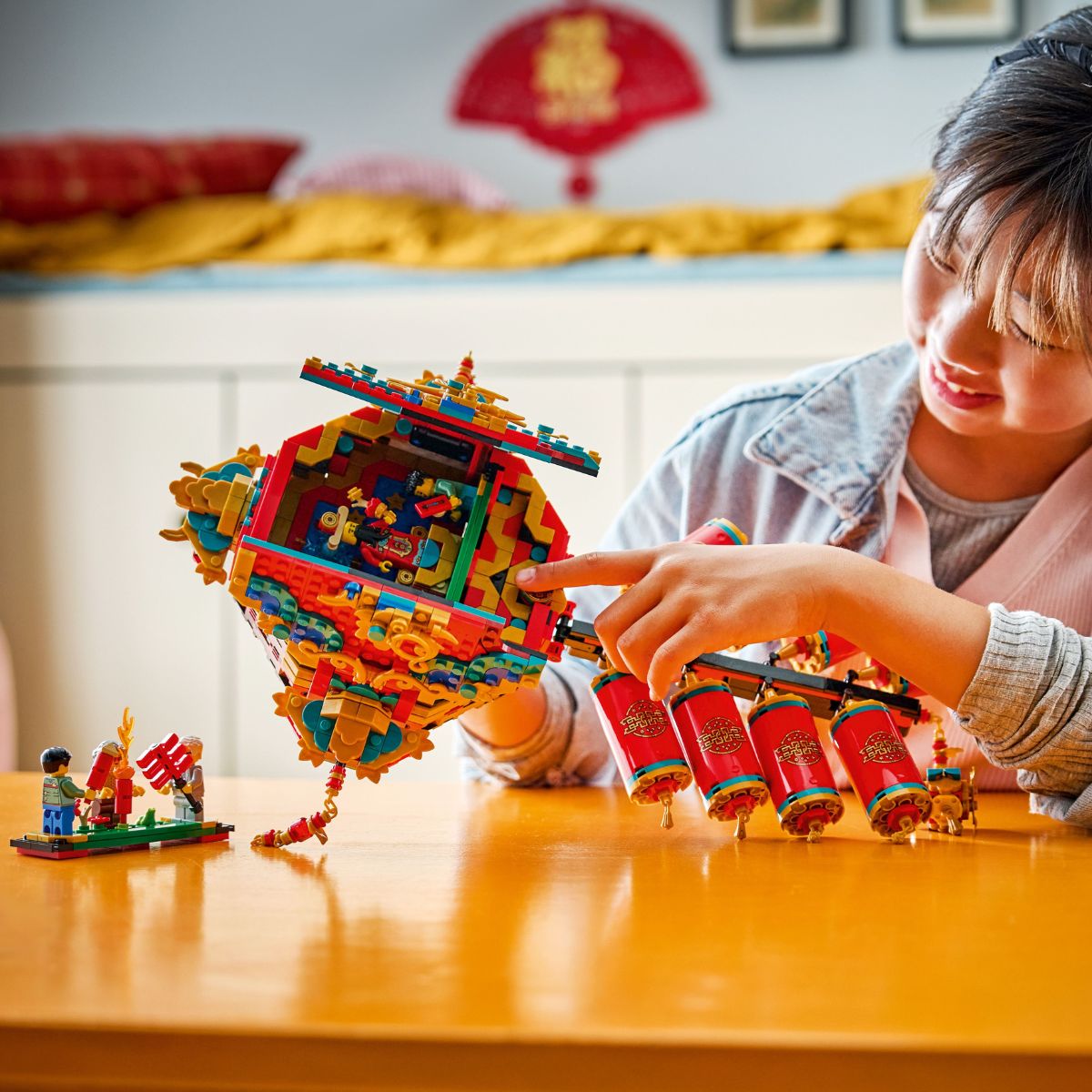 Đồ Chơi Lắp Ráp Pháo Hoa Tài Lộc LEGO CHINESE FESTIVAL 80118 (1039 chi tiết)