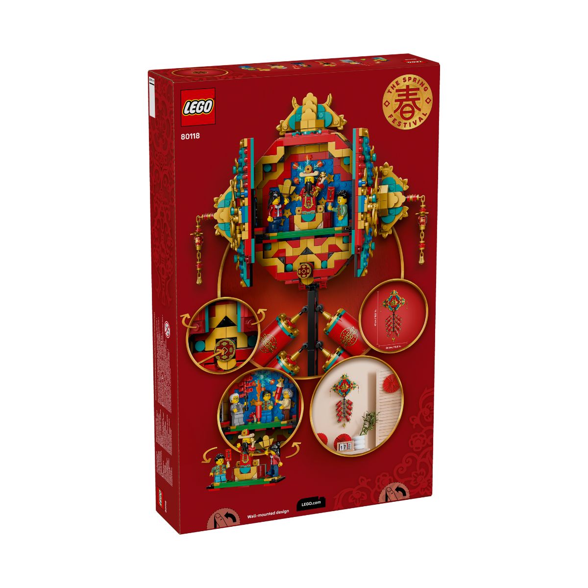 Đồ Chơi Lắp Ráp Pháo Hoa Tài Lộc LEGO CHINESE FESTIVAL 80118 (1039 chi tiết)
