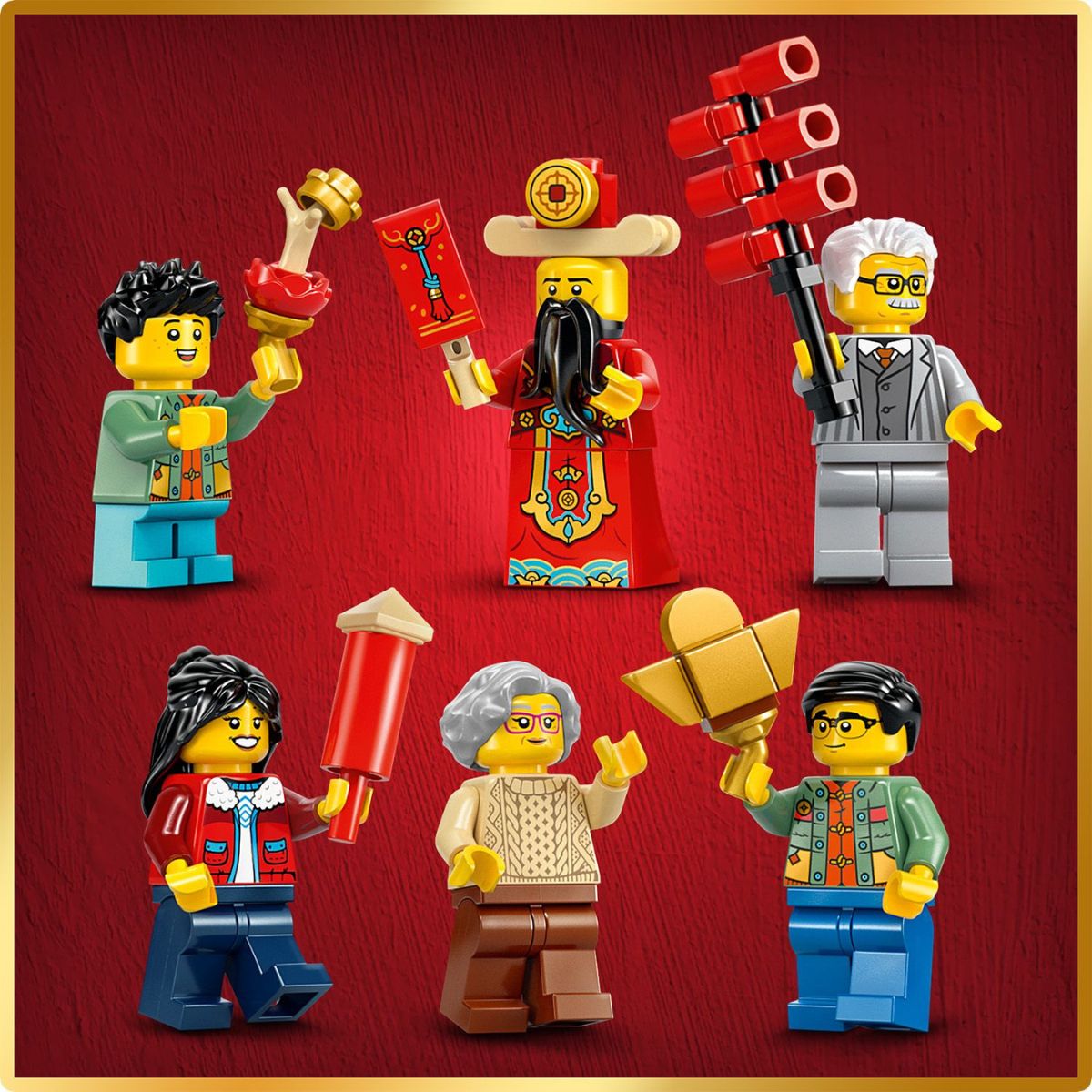 Đồ Chơi Lắp Ráp Pháo Hoa Tài Lộc LEGO CHINESE FESTIVAL 80118 (1039 chi tiết)
