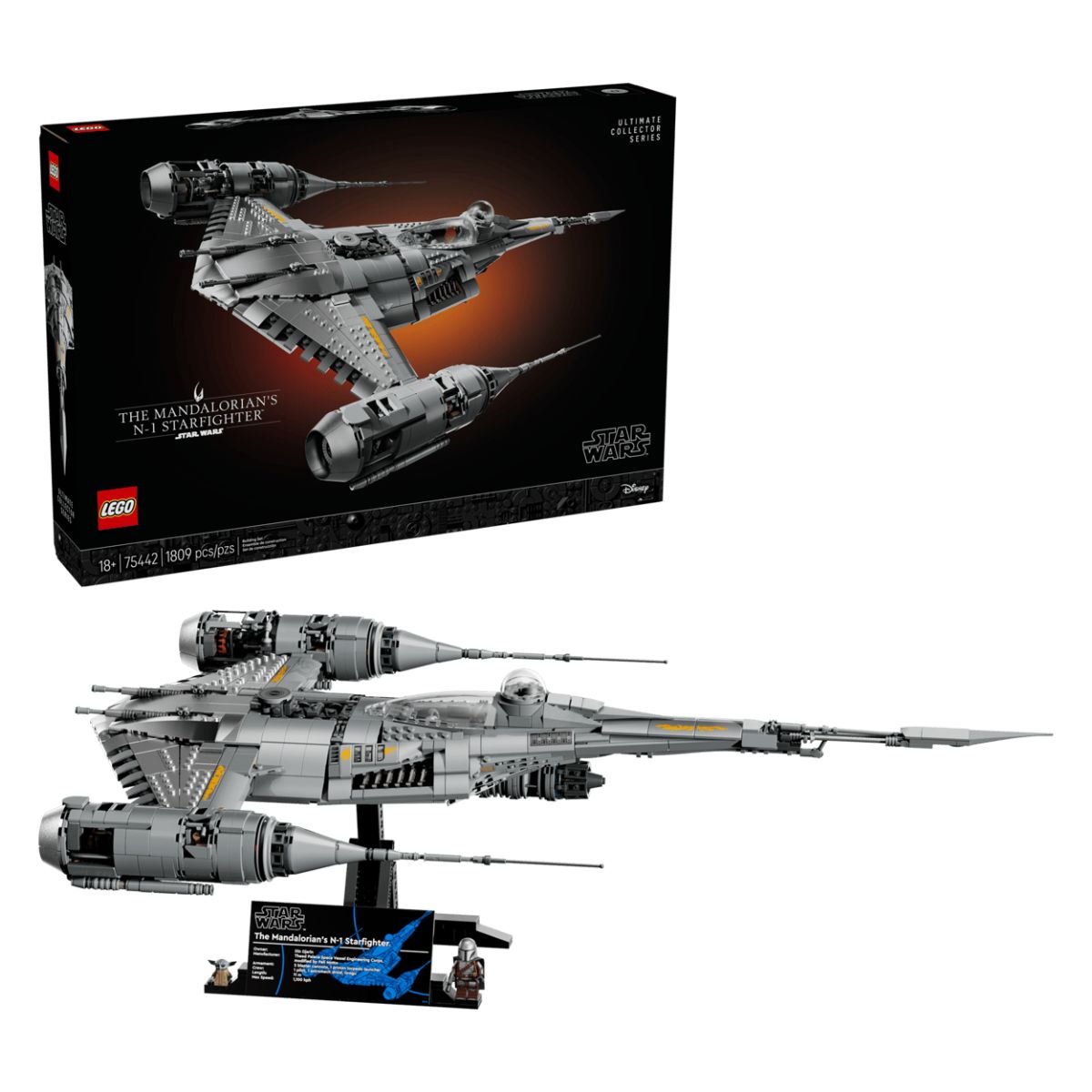 Đồ Chơi Lắp Ráp Phi Cơ N-1 Starfighter Của Mandalorian LEGO STAR WARS 75442