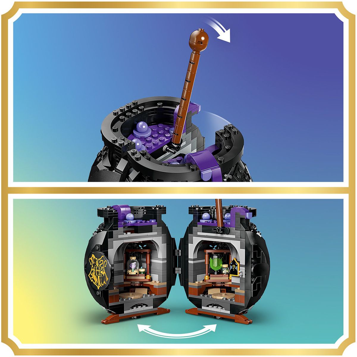 Đồ Chơi Lắp Ráp Phòng Học Pha Chế Độc Dược Bí Mật LEGO HARRY POTTER 76464 (652 chi tiết)