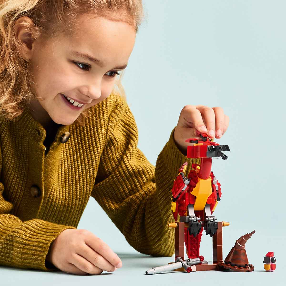Đồ Chơi Lắp Ráp Phượng Hoàng Lửa Của Dumbledore LEGO HARRY POTTER 76448 (299 chi tiết)