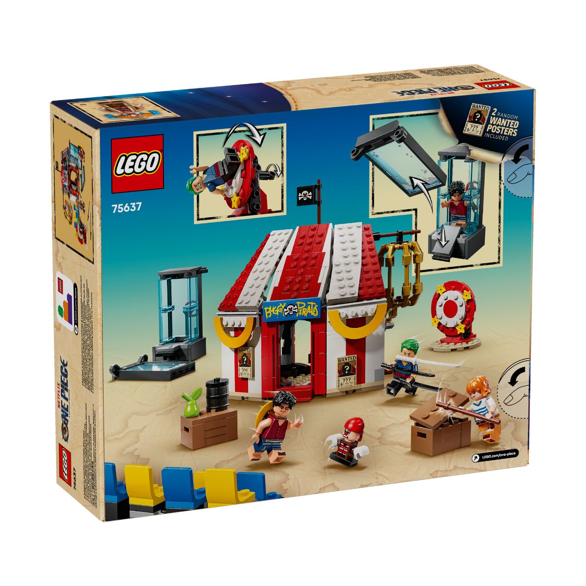 Đồ Chơi Lắp Ráp Rạp Xiếc Của Chú Hề Buggy LEGO ONE PIECE 75637 (573 chi tiết)