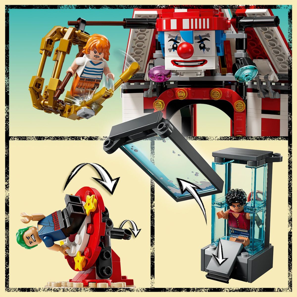 Đồ Chơi Lắp Ráp Rạp Xiếc Của Chú Hề Buggy LEGO ONE PIECE 75637 (573 chi tiết)