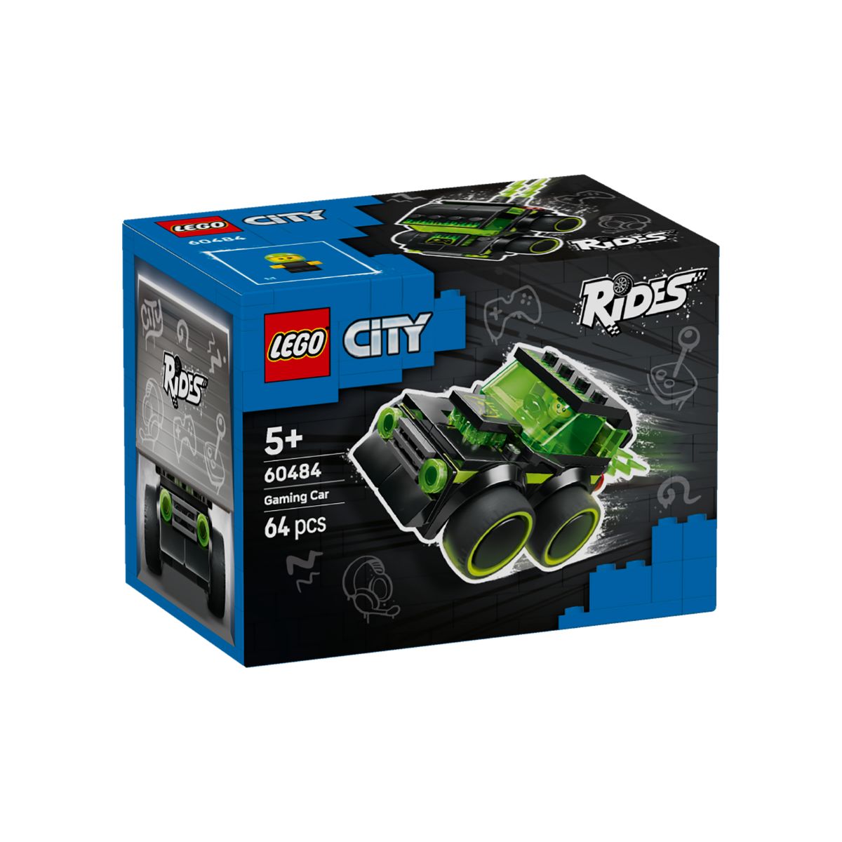 Đồ Chơi Lắp Ráp Rides - Xe Đua Phong Cách Game LEGO CITY 60484 (64 Chi Tiết)