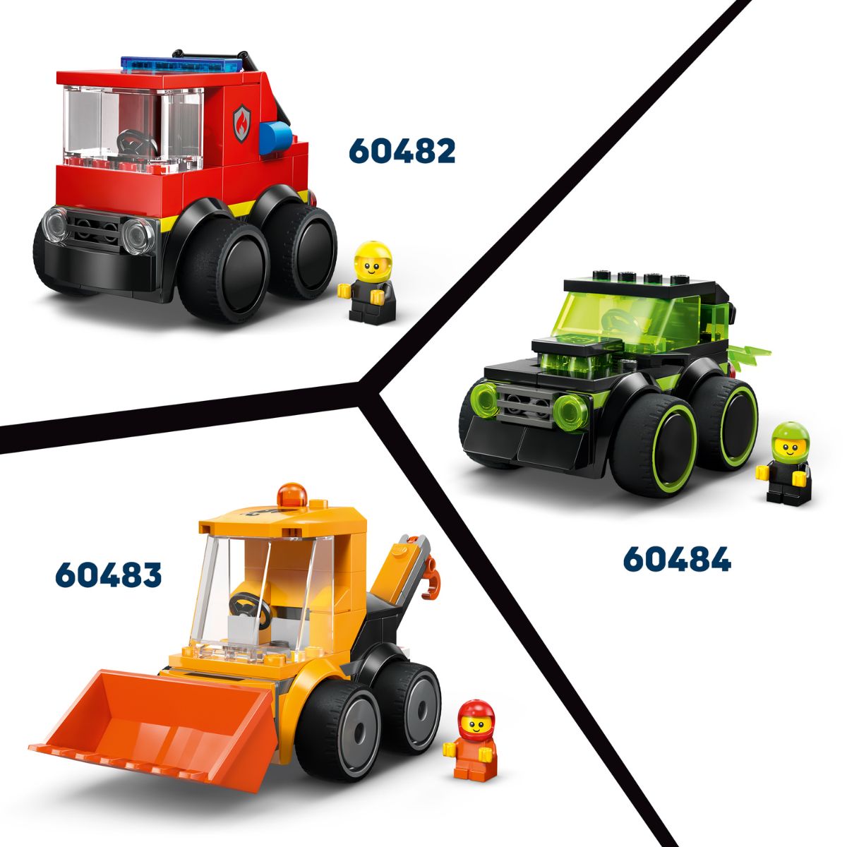 Đồ Chơi Lắp Ráp Rides - Xe Tải Cảnh Sát LEGO CITY 60481 (71 Chi Tiết)