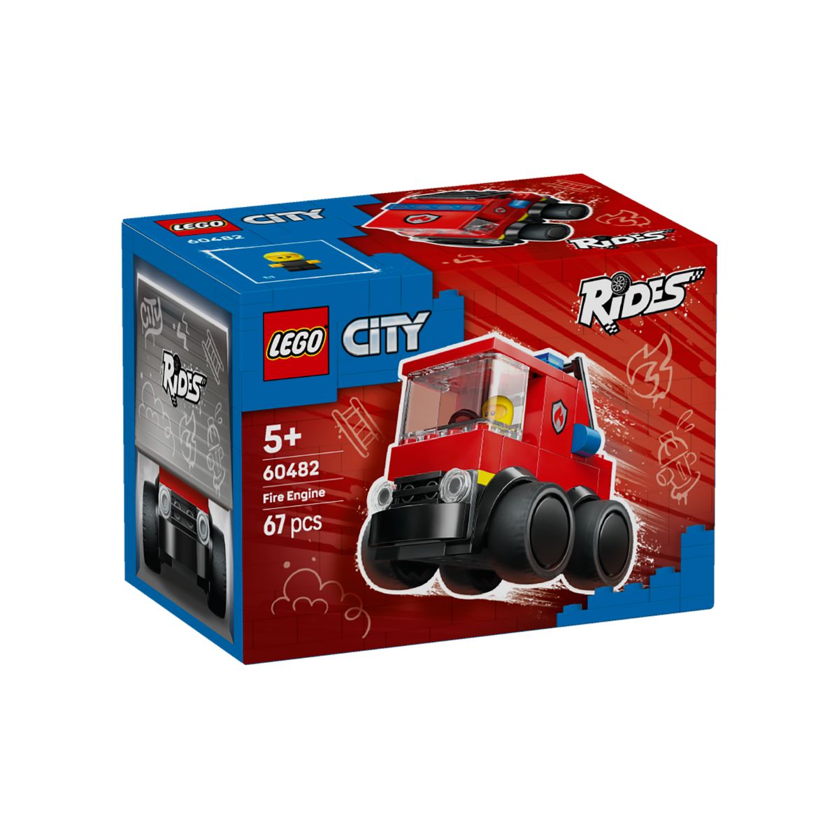 Đồ Chơi Lắp Ráp Rides - Xe Tải Cứu Hỏa LEGO CITY 60482 (67 Chi Tiết)