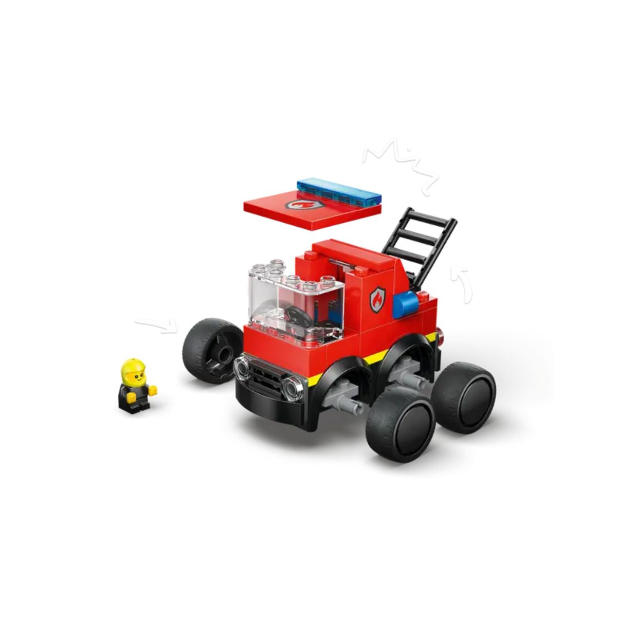 Đồ Chơi Lắp Ráp Rides - Xe Tải Cứu Hỏa LEGO CITY 60482 (67 Chi Tiết)