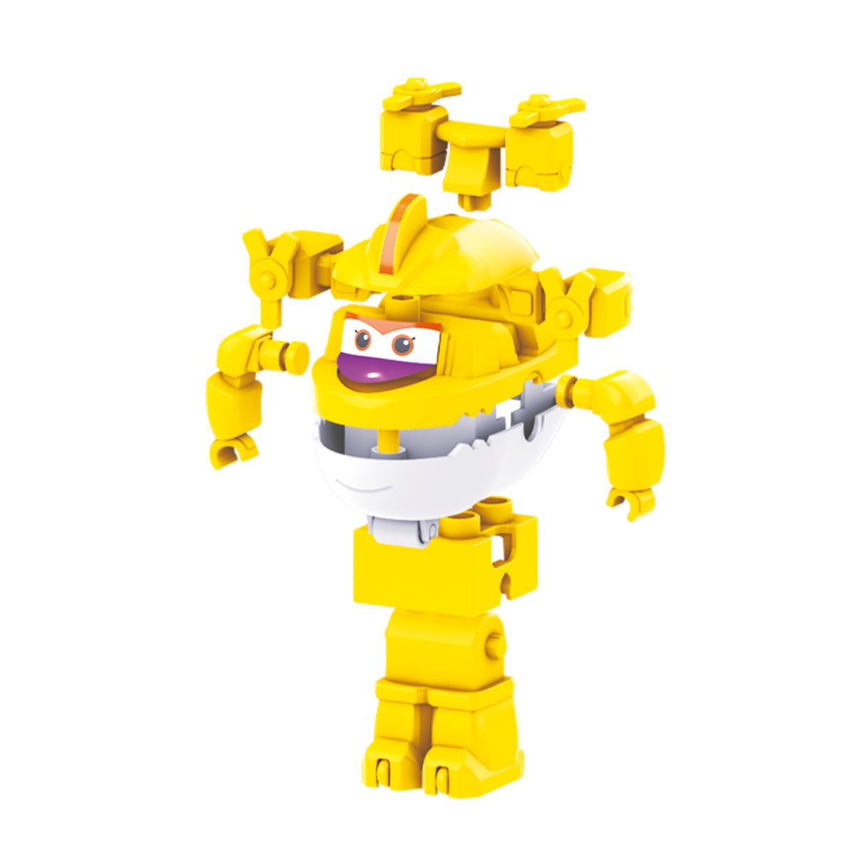 Đồ Chơi Lắp Ráp Robot Biến Hình Khủng Long Brachy Cứu Hộ SUPERWINGS EU380520-4
