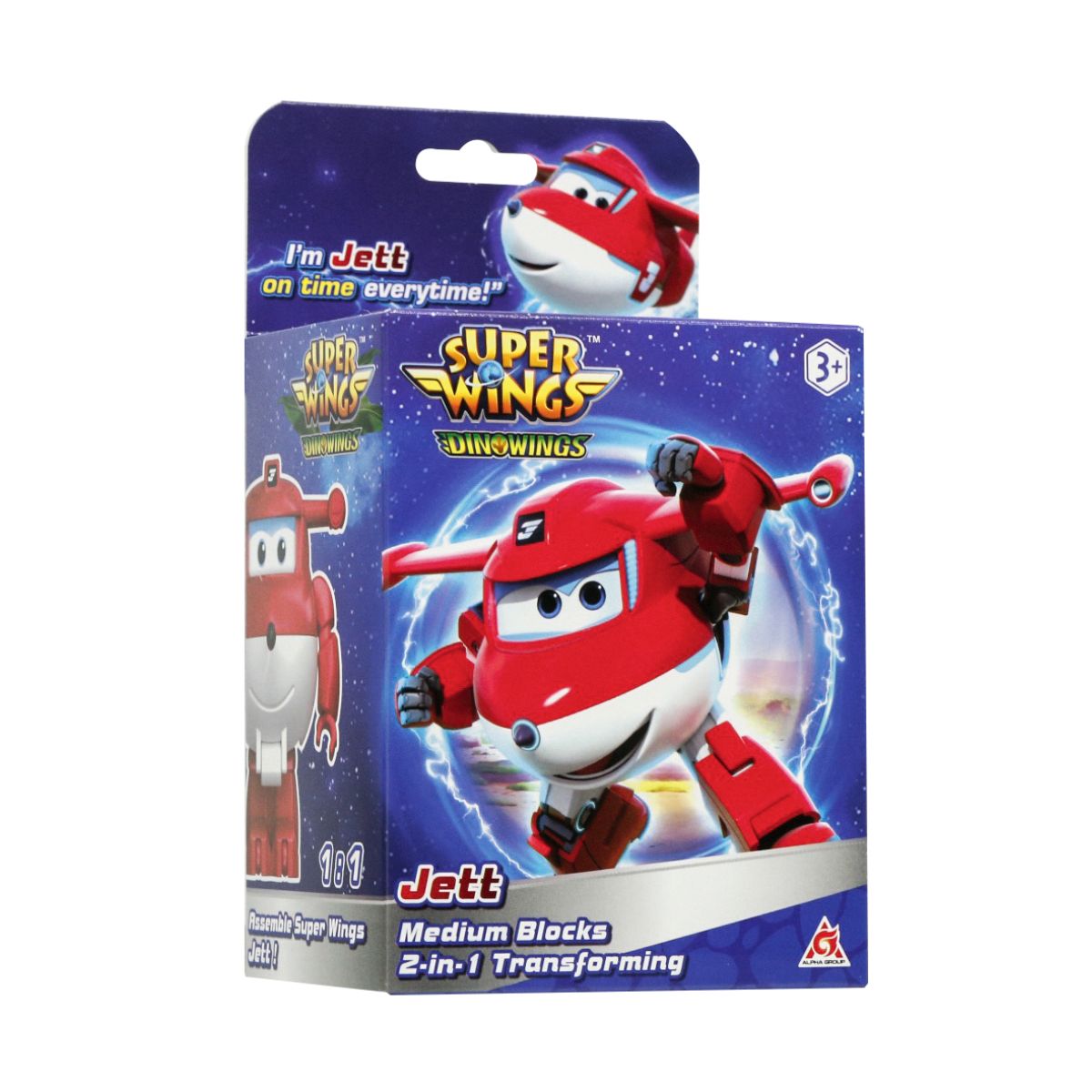 Đồ Chơi Lắp Ráp Robot Biến Hình Máy Bay Jett Tia Chớp SUPERWINGS EU380512-1