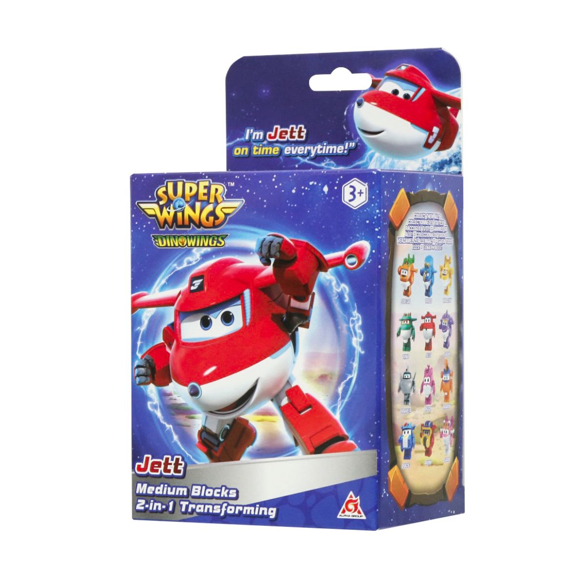 Đồ Chơi Lắp Ráp Robot Biến Hình Máy Bay Jett Tia Chớp SUPERWINGS EU380512-1