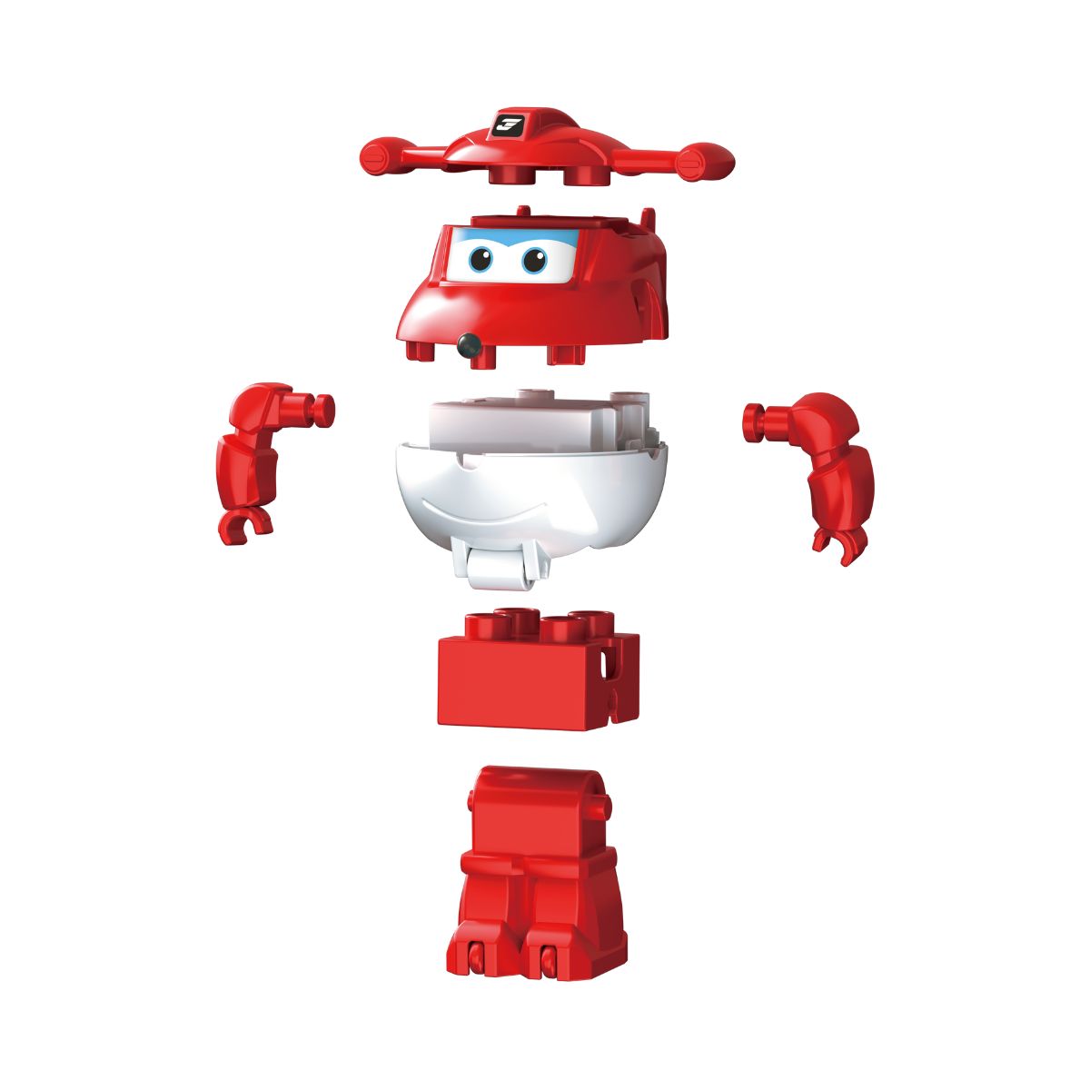Đồ Chơi Lắp Ráp Robot Biến Hình Máy Bay Jett Tia Chớp SUPERWINGS EU380512-1