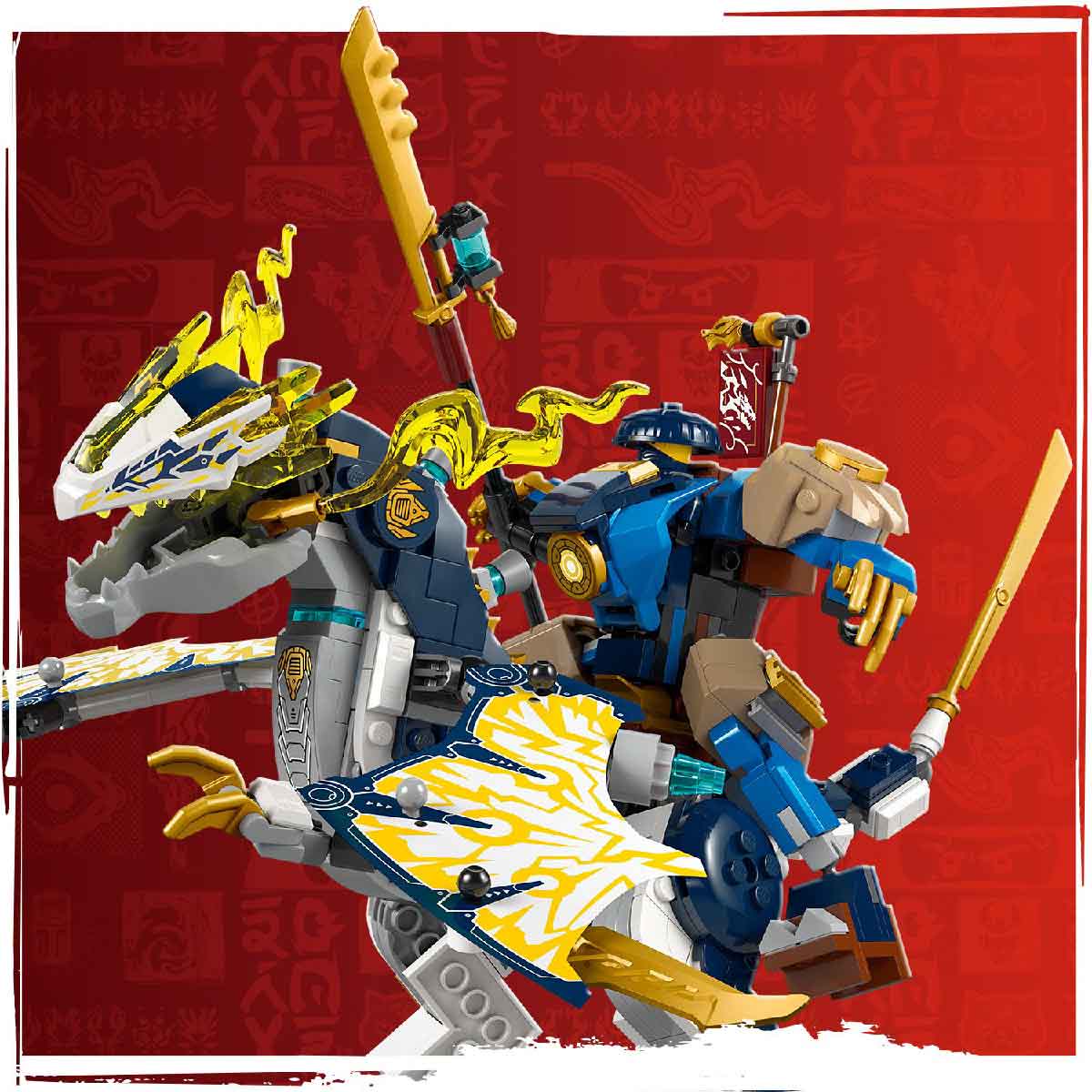 Đồ Chơi Lắp Ráp Rogue Và Cỗ Máy Rồng Chiến Đấu LEGO NINJAGO 71843 (584 chi tiết)