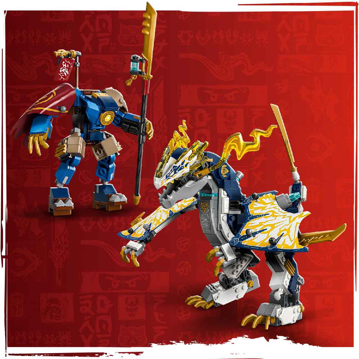 Đồ Chơi Lắp Ráp Rogue Và Cỗ Máy Rồng Chiến Đấu LEGO NINJAGO 71843 (584 chi tiết)