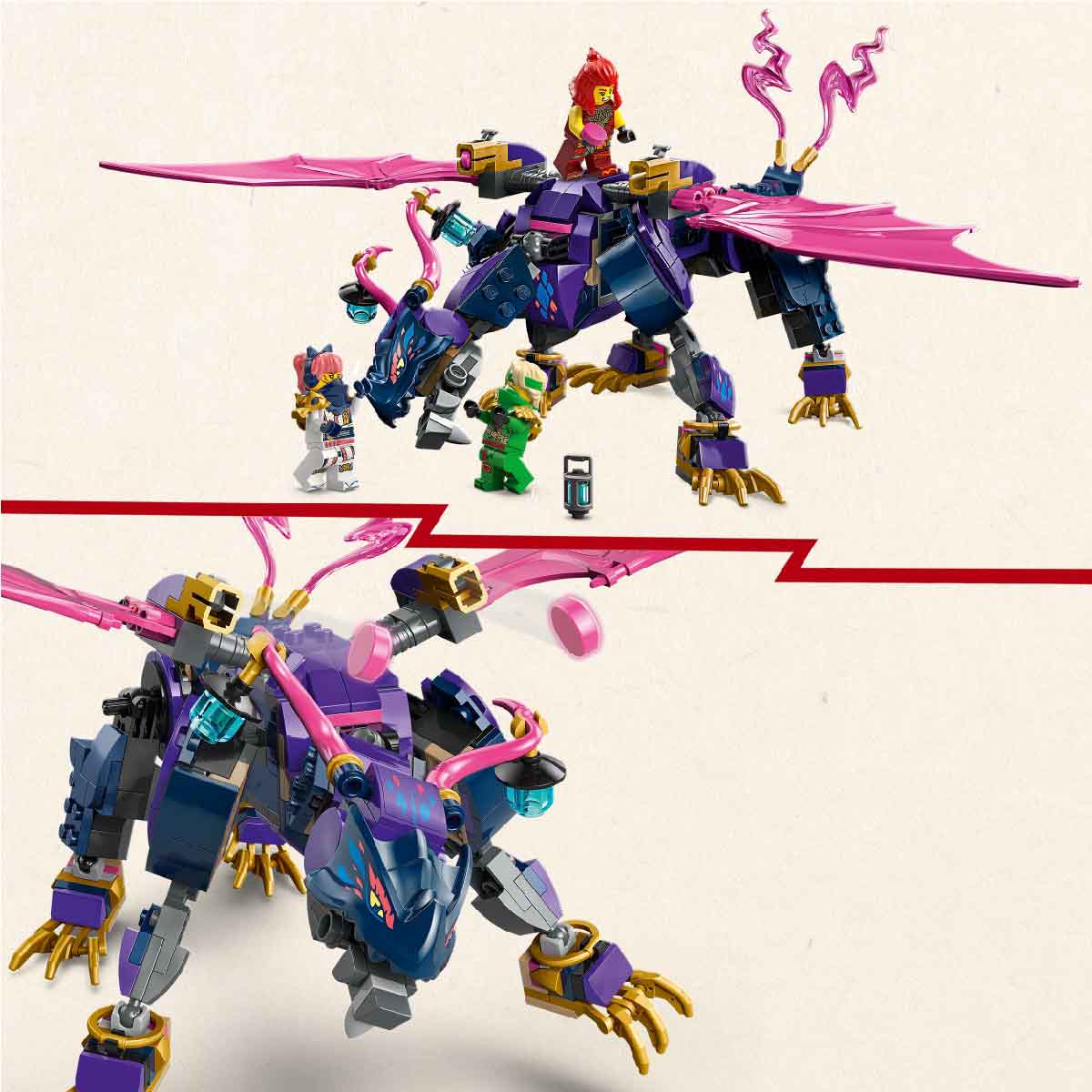 Đồ Chơi Lắp Ráp Rồng Bậc Thầy Rontu LEGO NINJAGO 71842 (381 chi tiết)