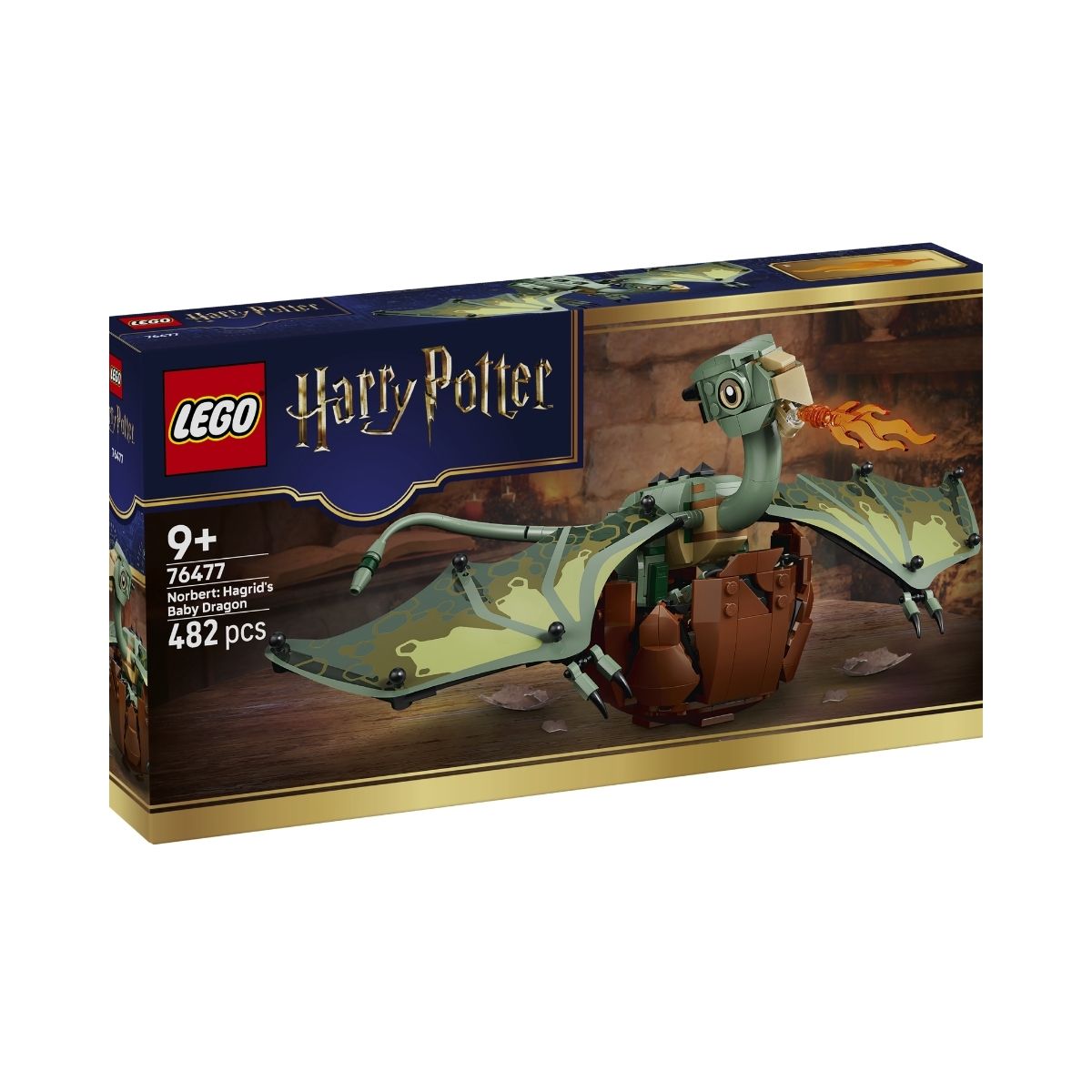 Đồ Chơi Lắp Ráp Rồng Con Norbert Của Hagrid LEGO HARRY POTTER 76477 (482 chi tiết)