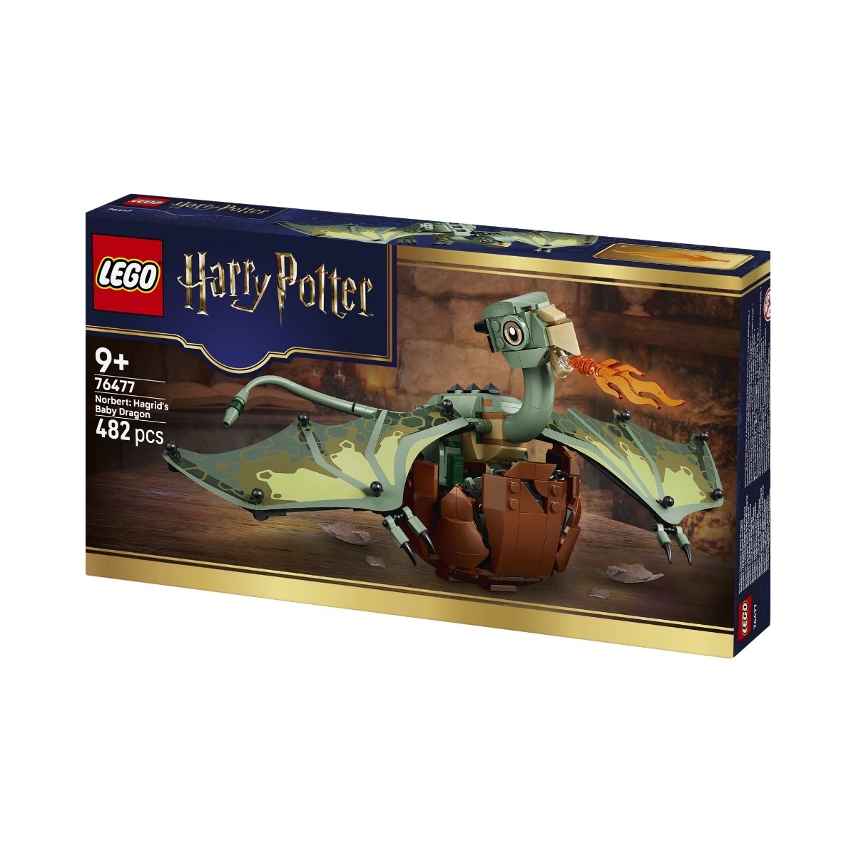 Đồ Chơi Lắp Ráp Rồng Con Norbert Của Hagrid LEGO HARRY POTTER 76477 (482 chi tiết)