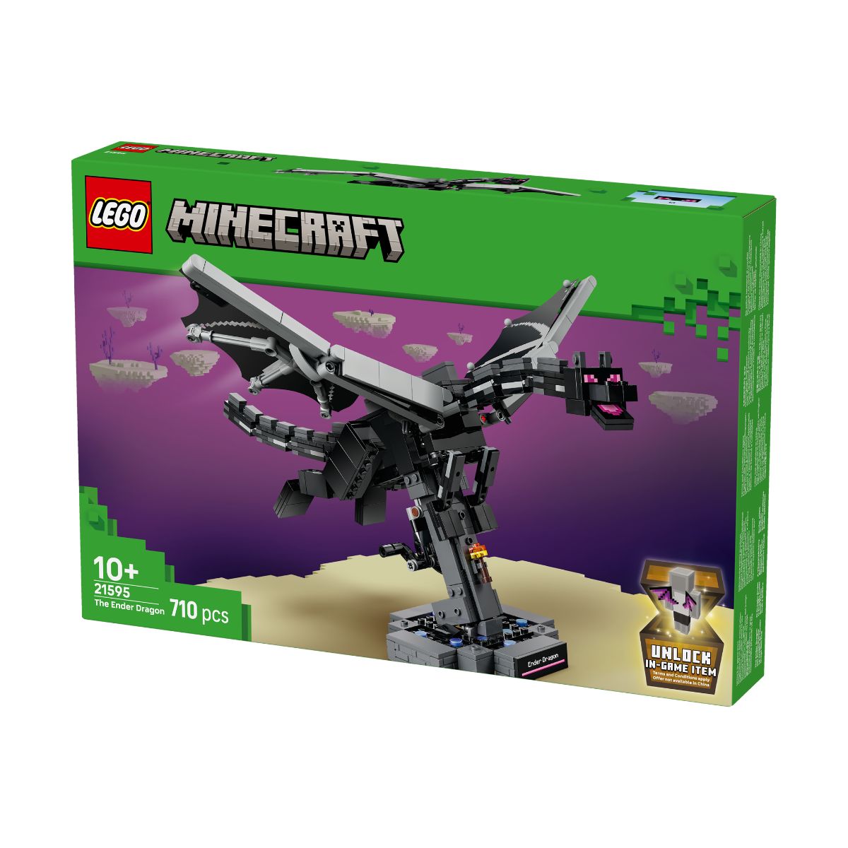 Đồ Chơi Lắp Ráp Rồng Ender LEGO MINECRAFT 21595 (710 Chi Tiết)