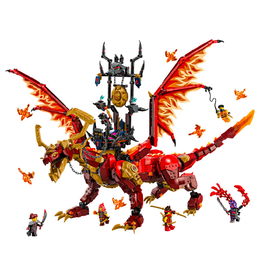 Đồ Chơi Lắp Ráp Rồng Lửa Bóng Đêm Của Kai LEGO NINJAGO 71822 (1716 chi tiết)