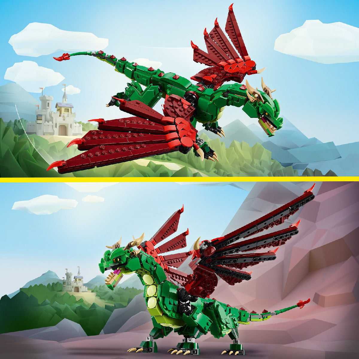 Đồ Chơi Lắp Ráp Rồng Trung Cổ LEGO CREATOR 31161
