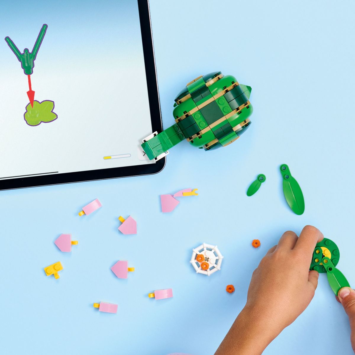Đồ chơi lắp ráp Rùa Đáng Yêu và Hoa Ly LEGO CREATOR 31377 (124 chi tiết)