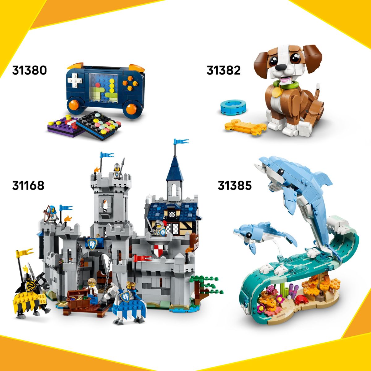 Đồ chơi lắp ráp Rùa Đáng Yêu và Hoa Ly LEGO CREATOR 31377 (124 chi tiết)
